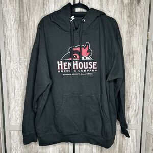 Henhouse Brewery Men Hoodie Sweatshirt Size XL Sonoma County